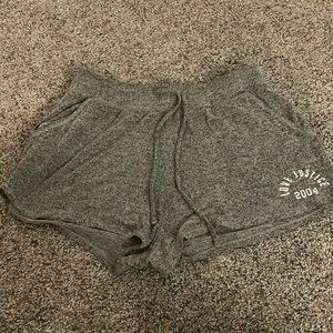 Gray Athletic Justice Shorts
